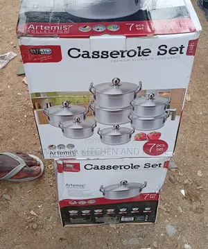 SUMO Artemis Collection 7-Piece Premium Aluminum Casserole Set.