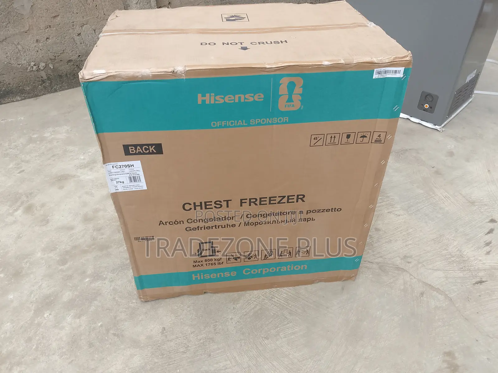 Hisense 198L Deep Freezer – Suitable for Shop & Home