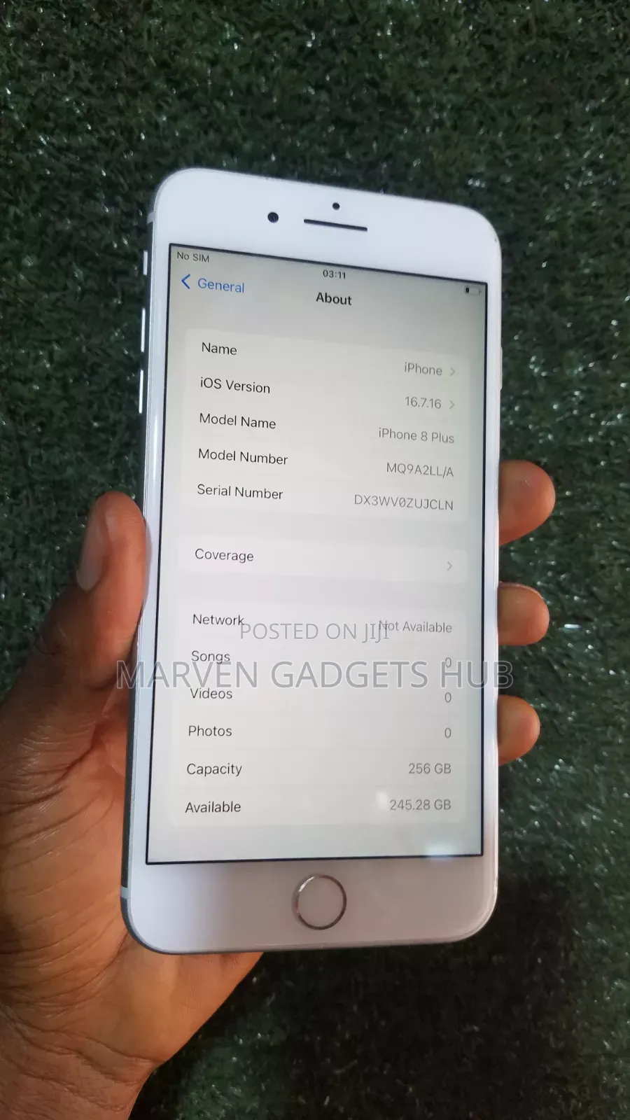 Apple iPhone 8 Plus 256 GB White