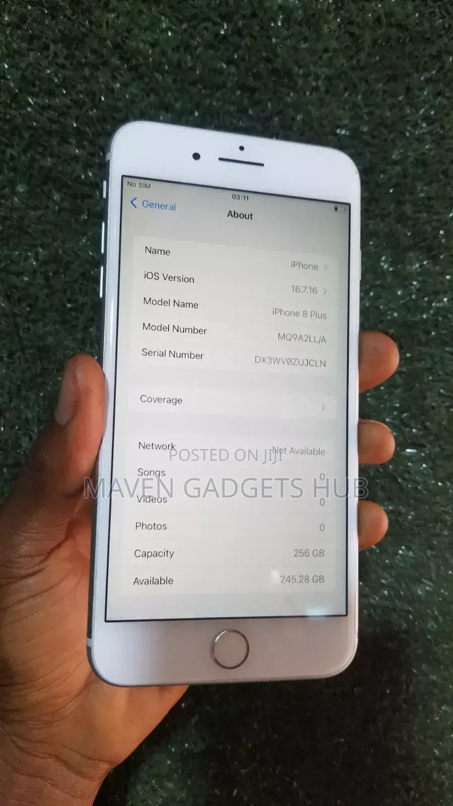 Apple iPhone 8 Plus 256 GB White