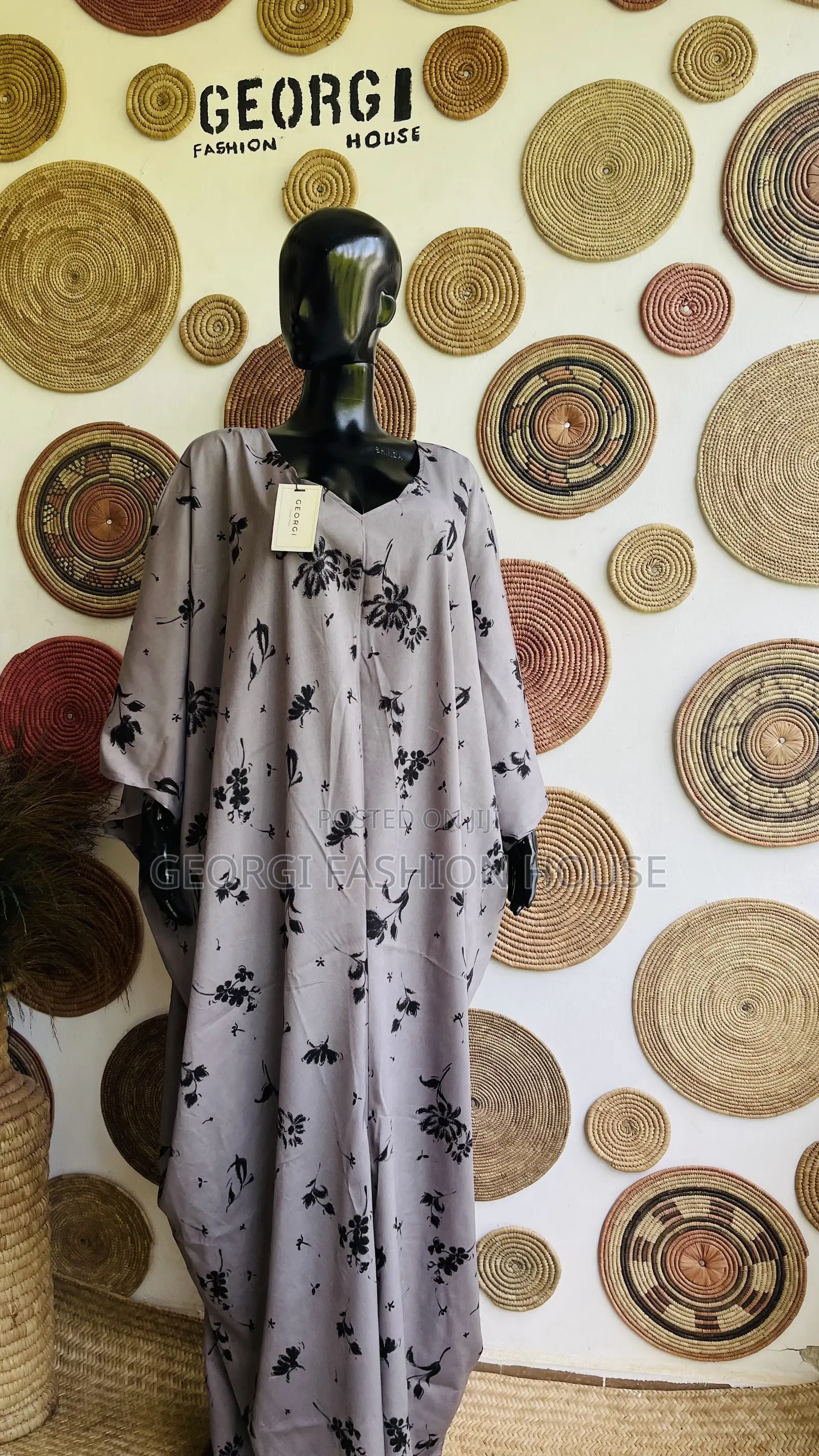 Backless Maxi Dress | Multiple Prints | GEORGI
