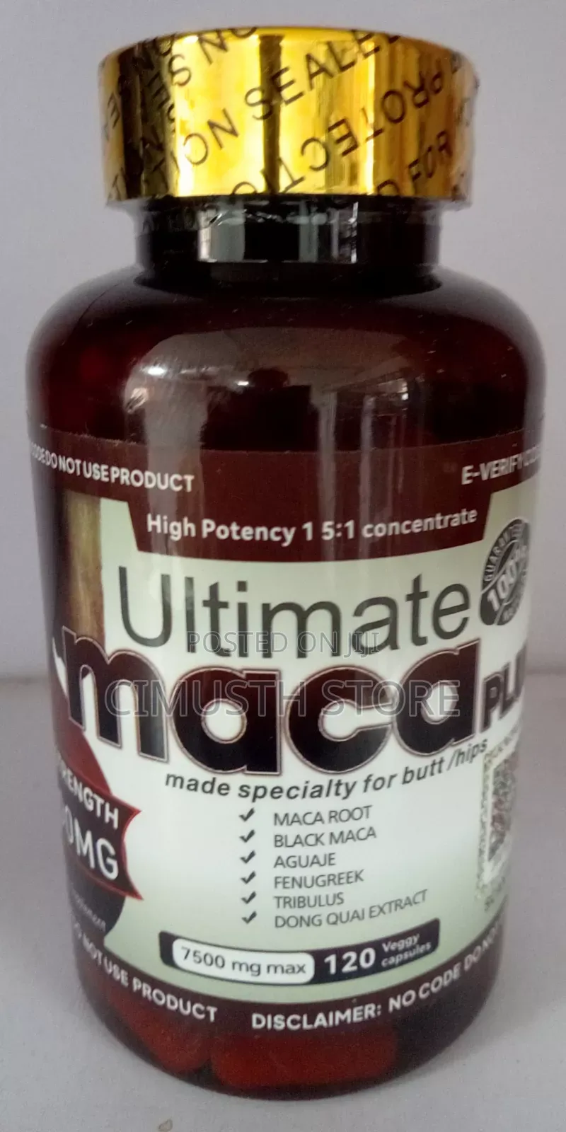 Ultimate MACA Plus 120 Caps
