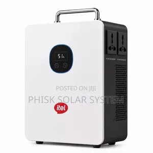 Itel 500W Power Tank Hybrid Solar Power Station + 1kWh LiFePO4 Battery