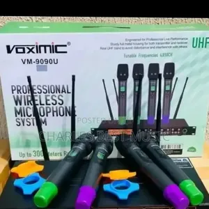 Professional Voximic Wireless Microphone 4in One