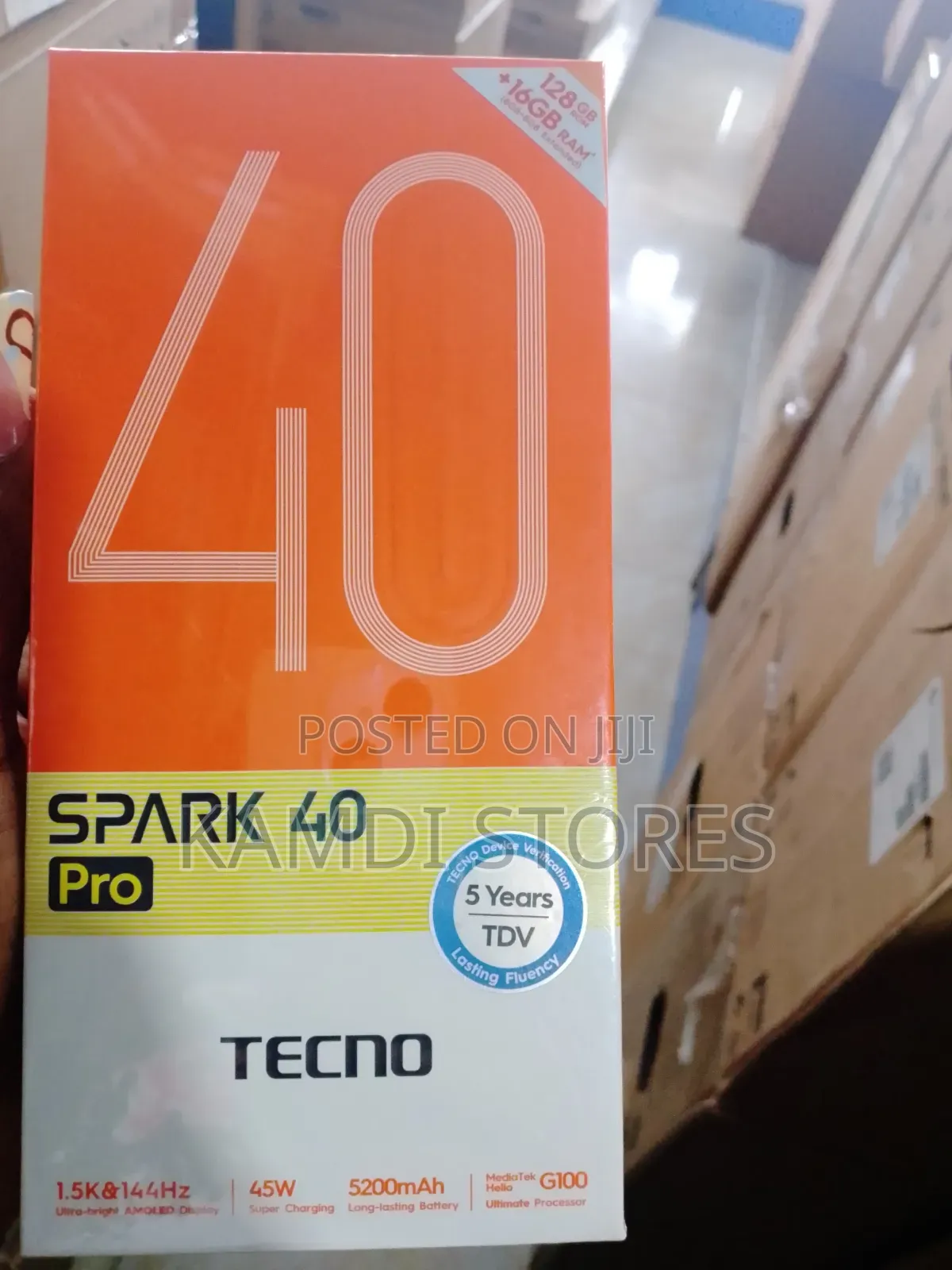New Tecno Spark 40 Pro 128 GB Gray