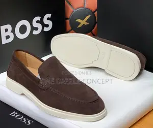 Suede BOSS Slip-on Sneakers / Causal Loafers