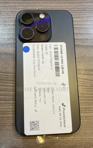 Apple iPhone 15 Pro 128 GB Black