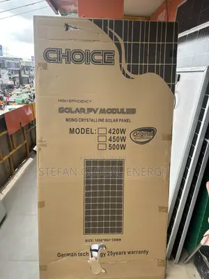 450w High Efficiency Choice Single Face Solar Panel
