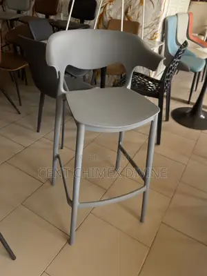 Grey Color Bar Stool
