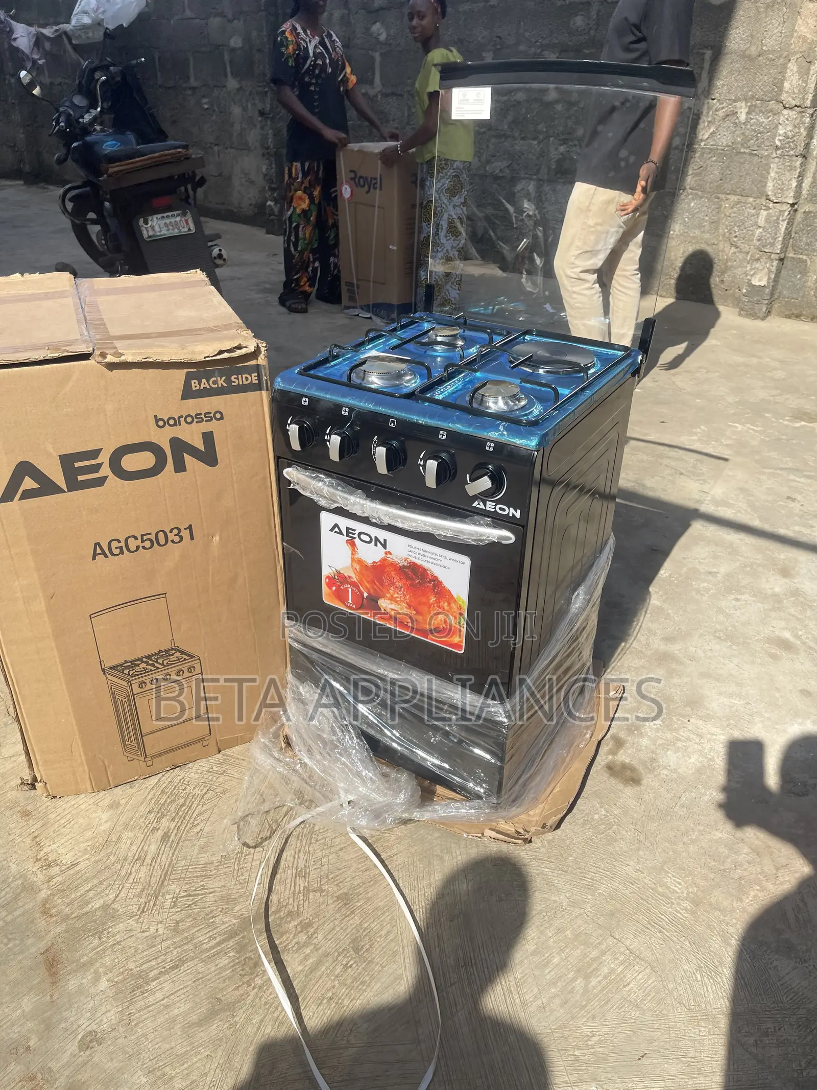 Aeon 50x50 3+1 Gas Cooker