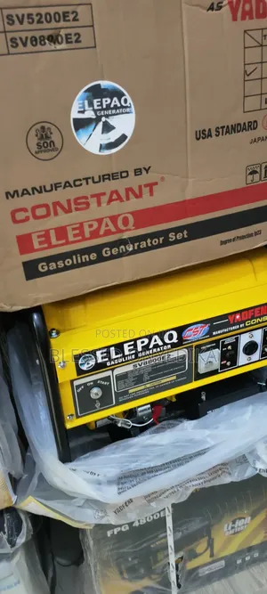 Original Elepaq Constant SV8800E2 Petrol Generator