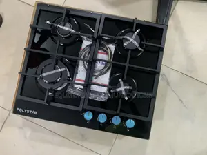 Polystar PV-JY60G4 Built-in Gas Hob – 4 Burner Stainless Steel Kitchen