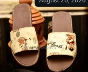 MMD David Duke Light Men's Cream Printed Slides