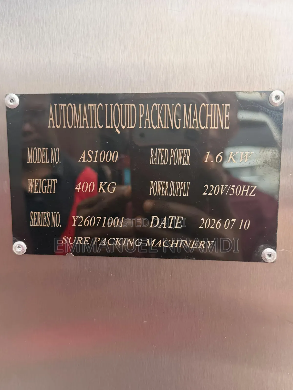 Pure Water Packaging Machine