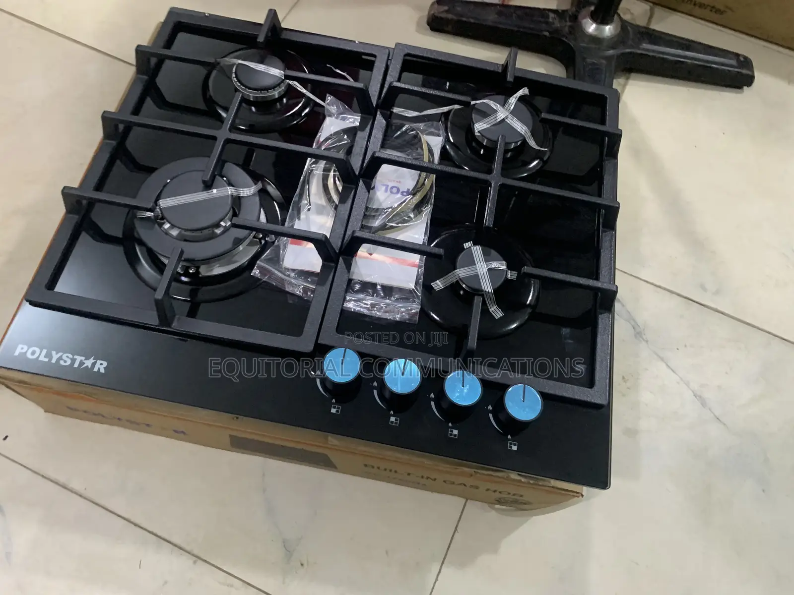 Polystar 4-Burner Gas Hob PV-JY60G4 – Stylish, Practical & Easy-to-Use