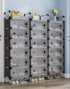 3partition Multilayered Shoe Rack
