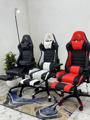 New Modern Gaming Chair With Massage & Bluetooth Speaker