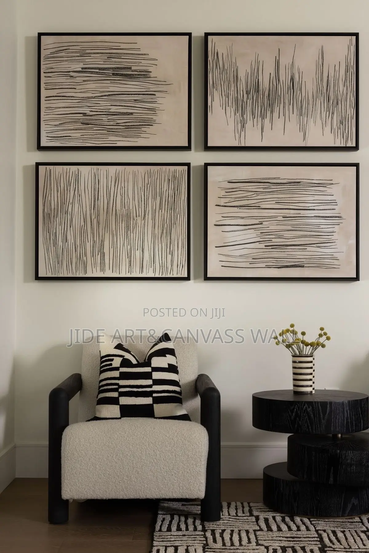 Modern Wall Abstract Art Split