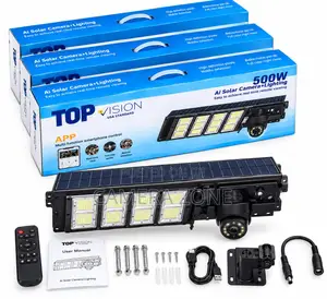 Top Vision Ai Solar Light + CCTV Camera.