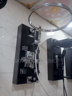 Quality Chrome Conduit Shower Mixer With Water Jets
