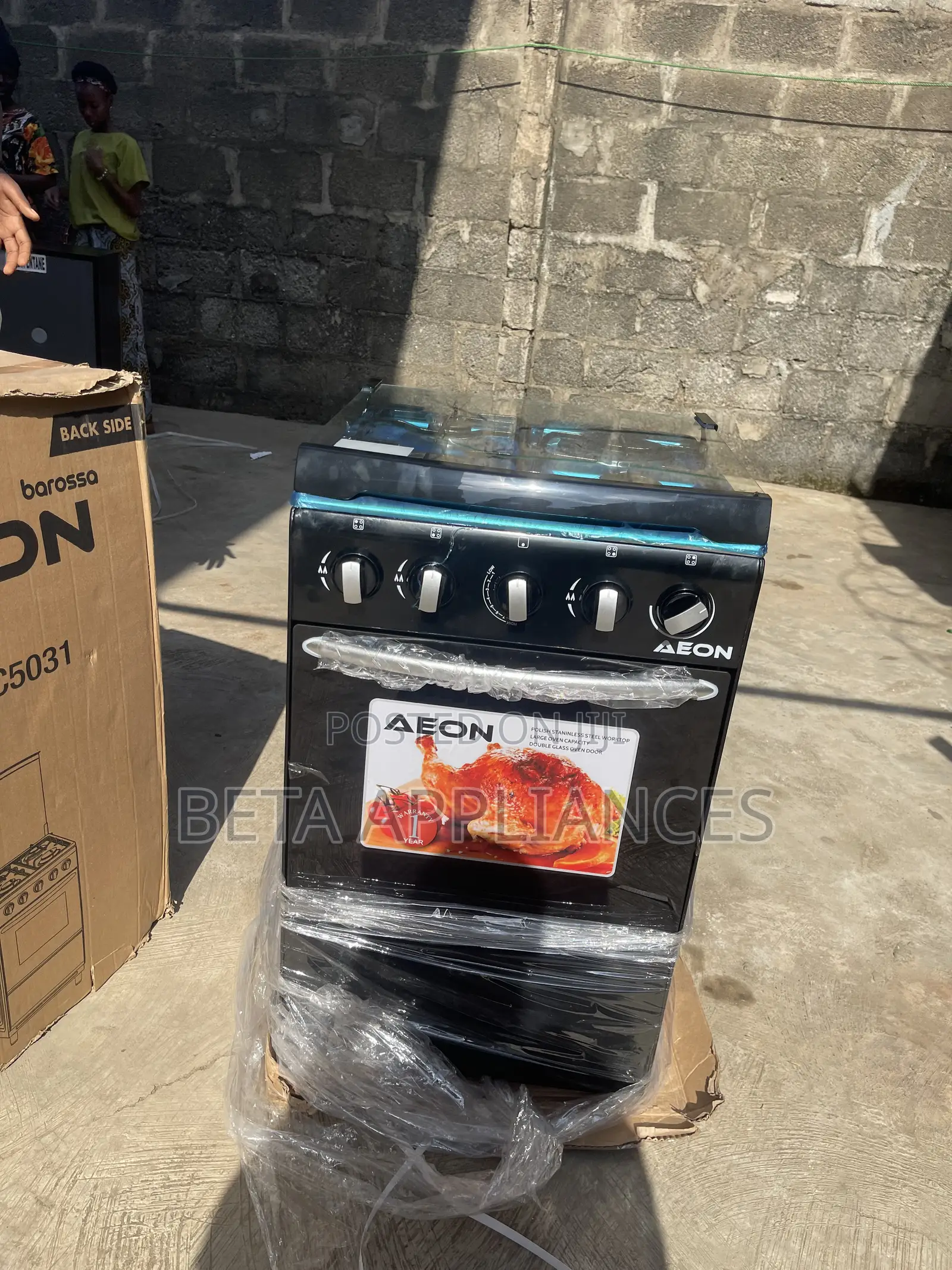Aeon 3+1 Standing Kitchen Gas Stove