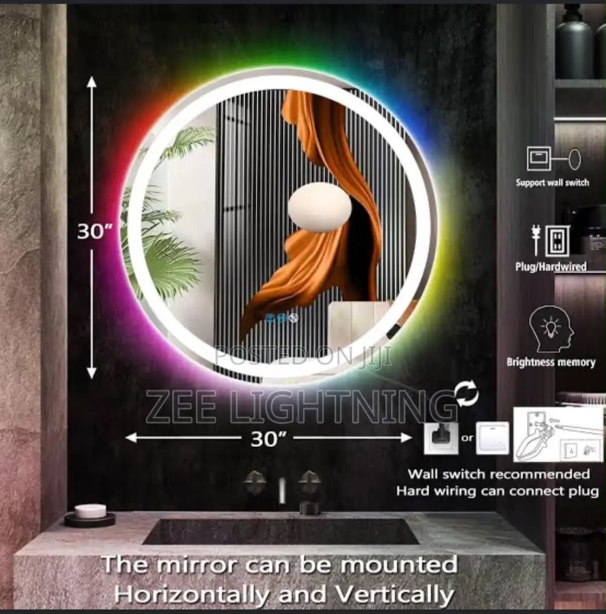 LED Mirror Light (With Soft Touch for Easy Control)
