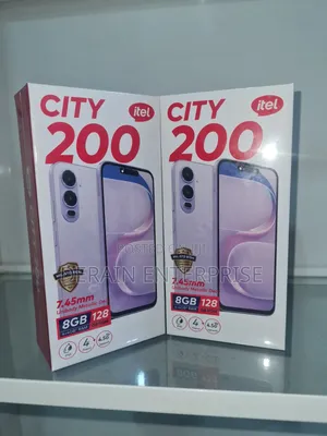 New Itel City 200 128 GB Black