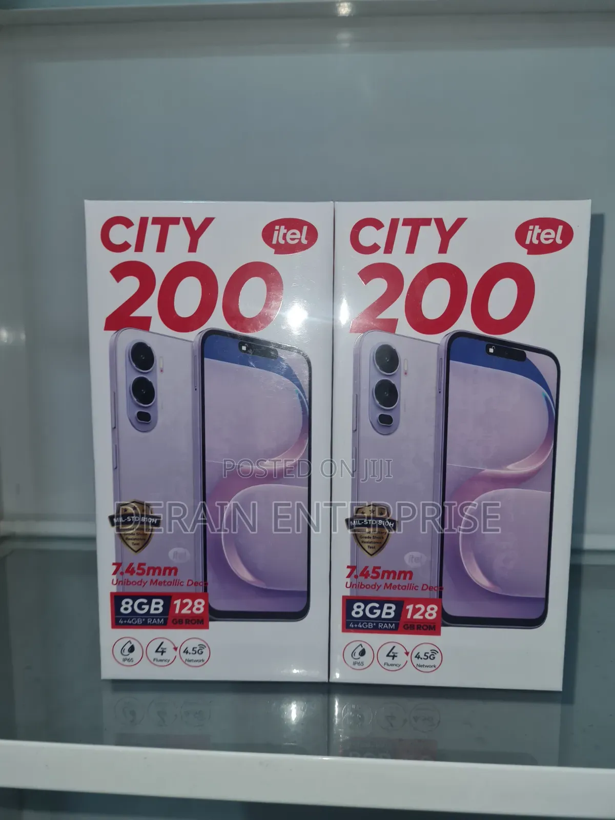 New Itel City 200 128 GB Black