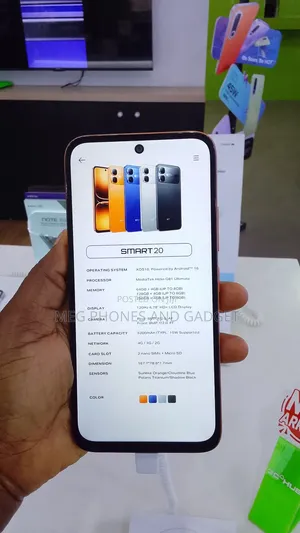 New Infinix Smart 20 64 GB Black