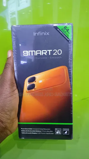 New Infinix Smart 20 64 GB Black