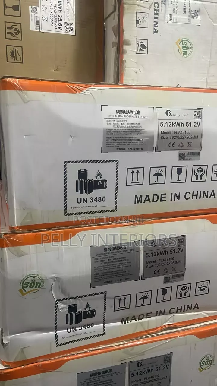 Felicity 5kwh 24volts and 48volts Lithium Ion Battery