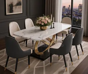 Prestige Marble Dining Table Set