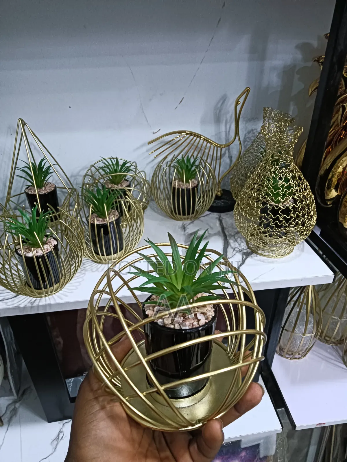 Golden Iron Decor