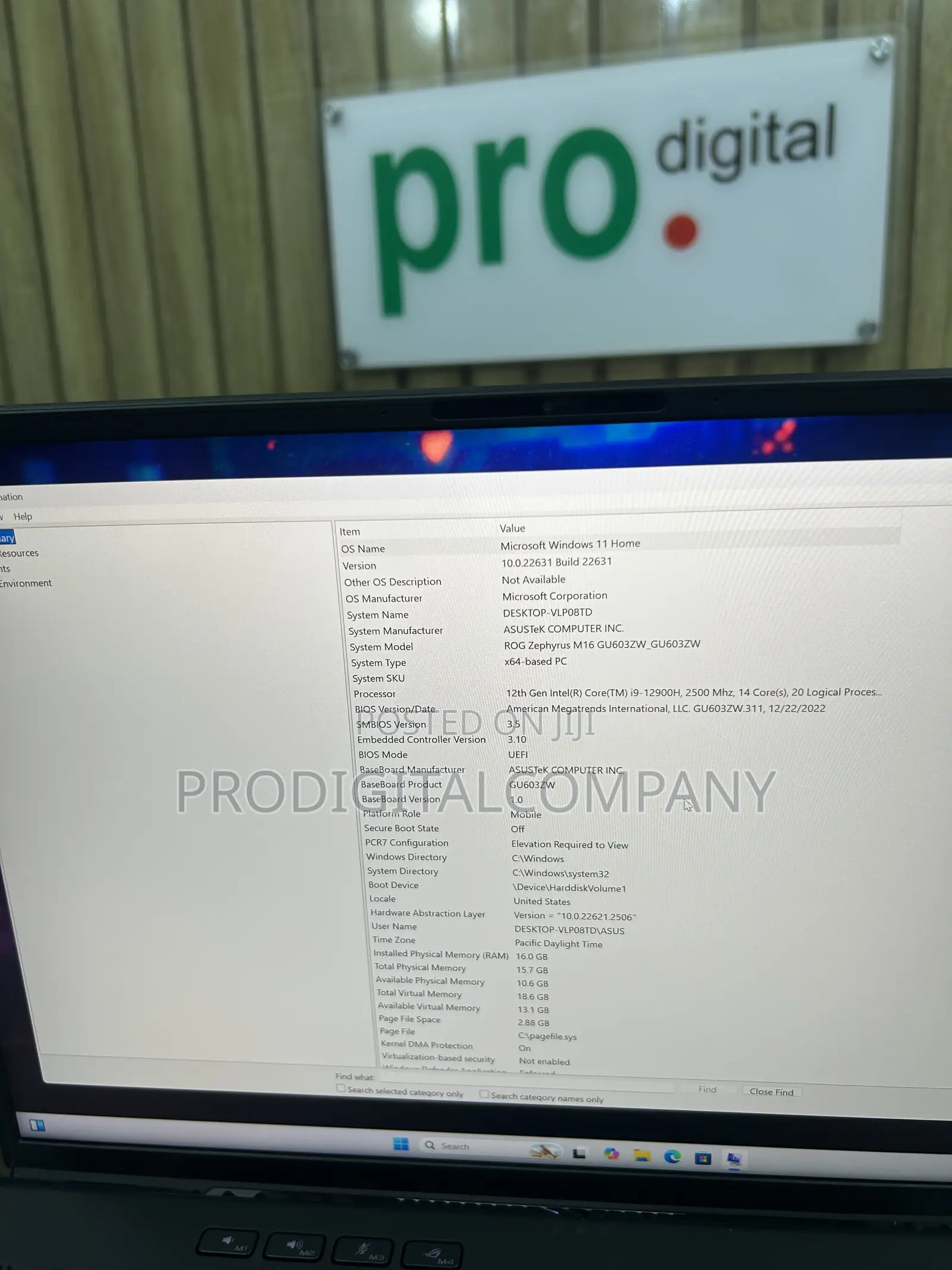 Laptop Asus ROG Zephyrus M16 16GB Intel Core i9 SSD 1T