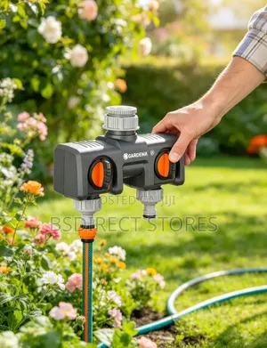 GARDENA Twin-Tap Hose Pipe Watering Water Computers Timers
