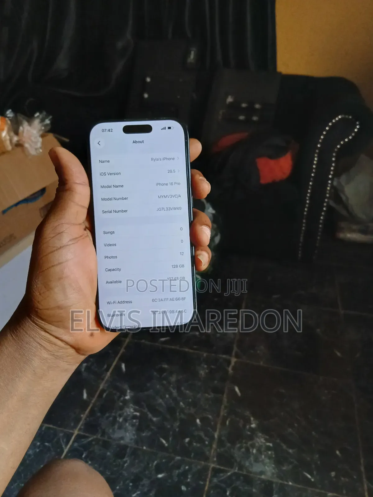 Apple iPhone 16 Pro 128 GB Black