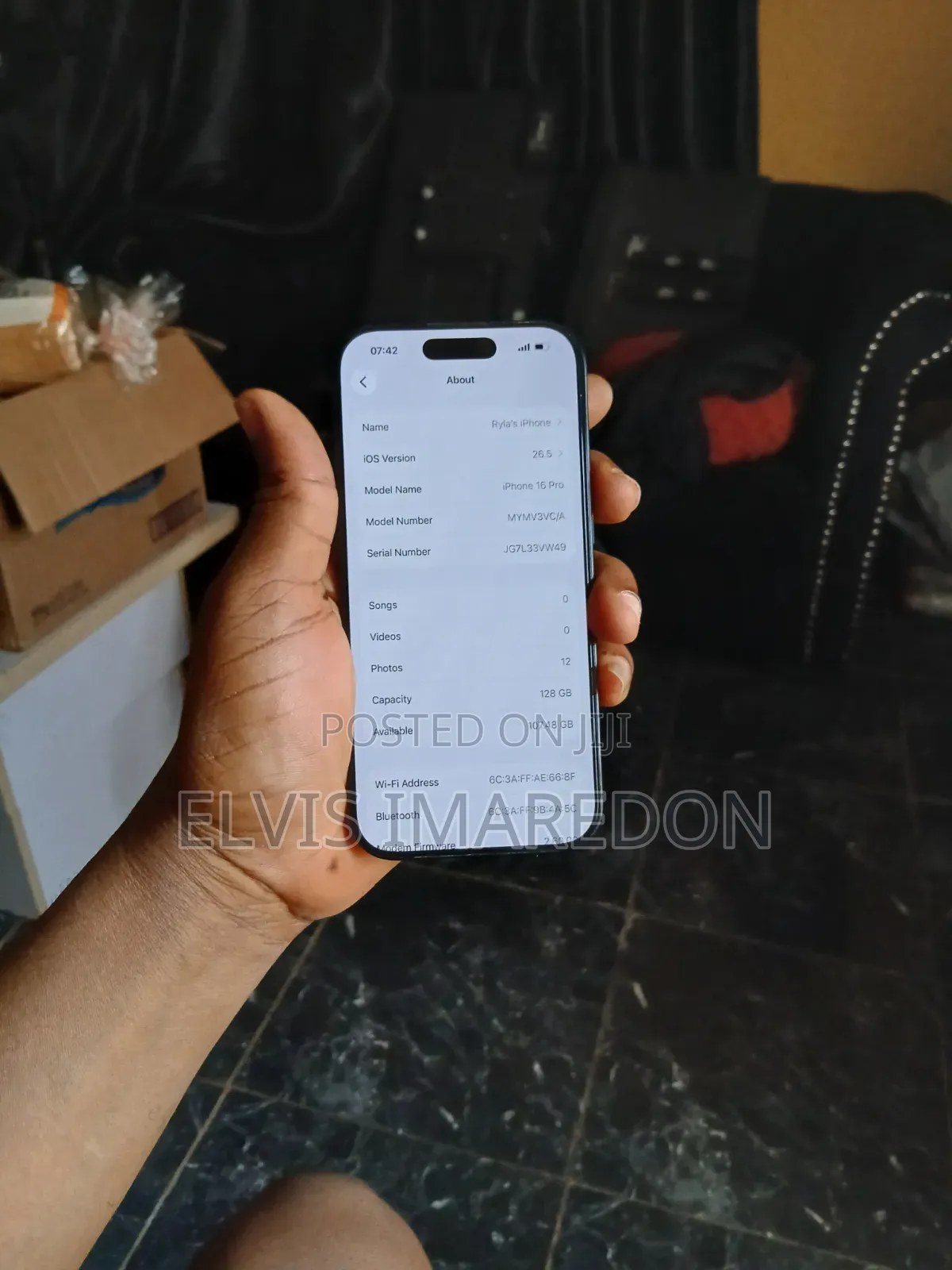 Apple iPhone 16 Pro 128 GB Black