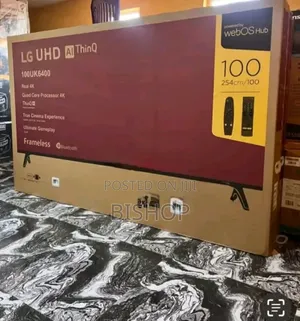 100inches LG Smart TV Brand New Frameless Al UHD 4k Ultra Resolution