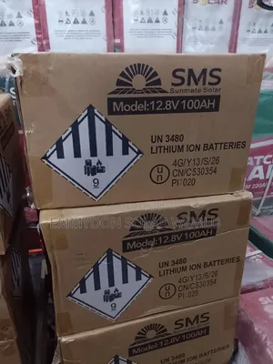 SMS Solar Lithium Battery 100ah 12v
