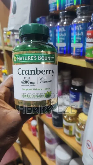 Nature’s Bounty Cranberry 4200mg With Vitamin C – Softgels