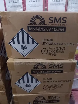SMS Solar Lithium Battery 100ah 12v