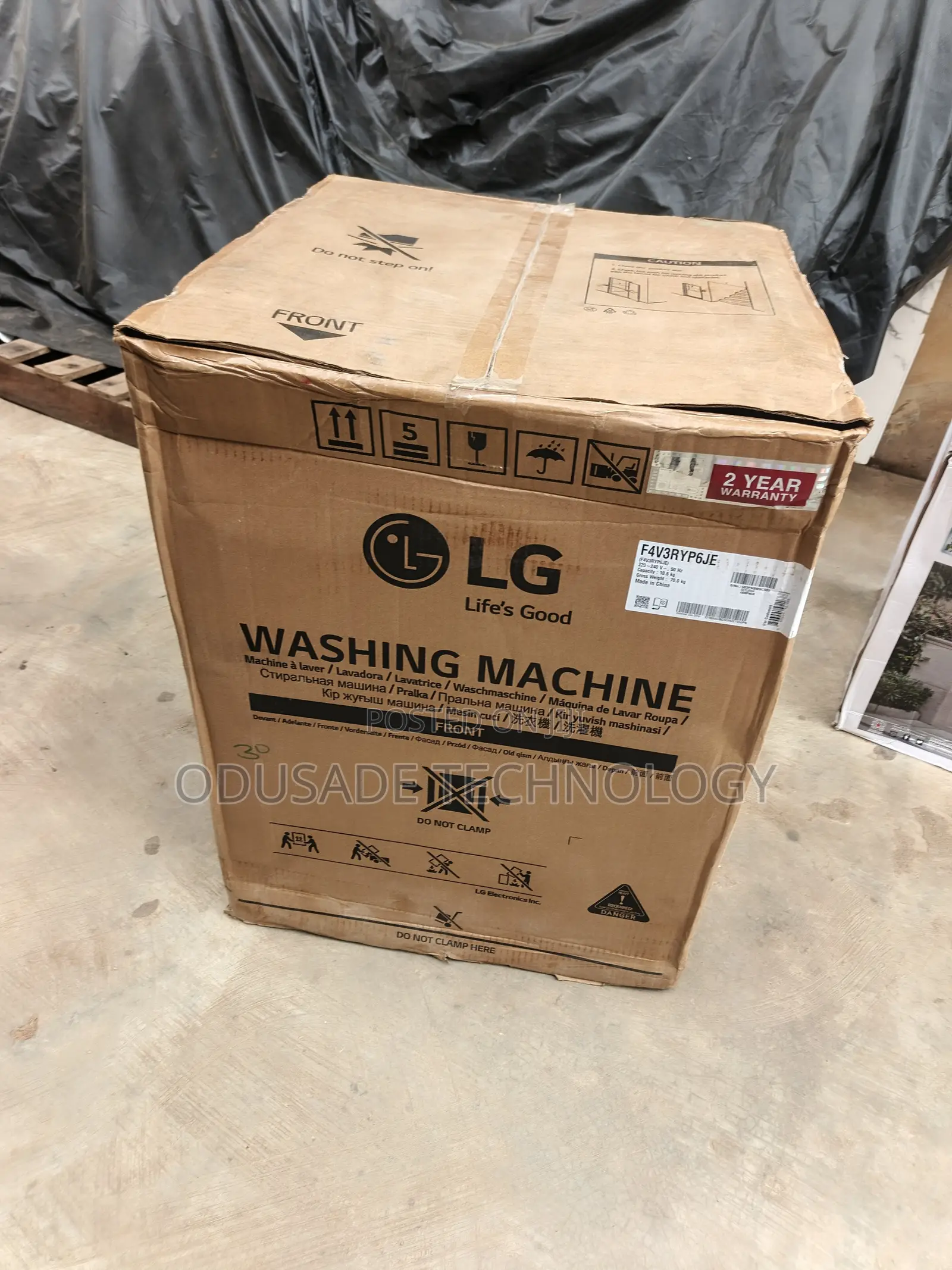 Smart LG 10.5kg Automatic Laundry Washer
