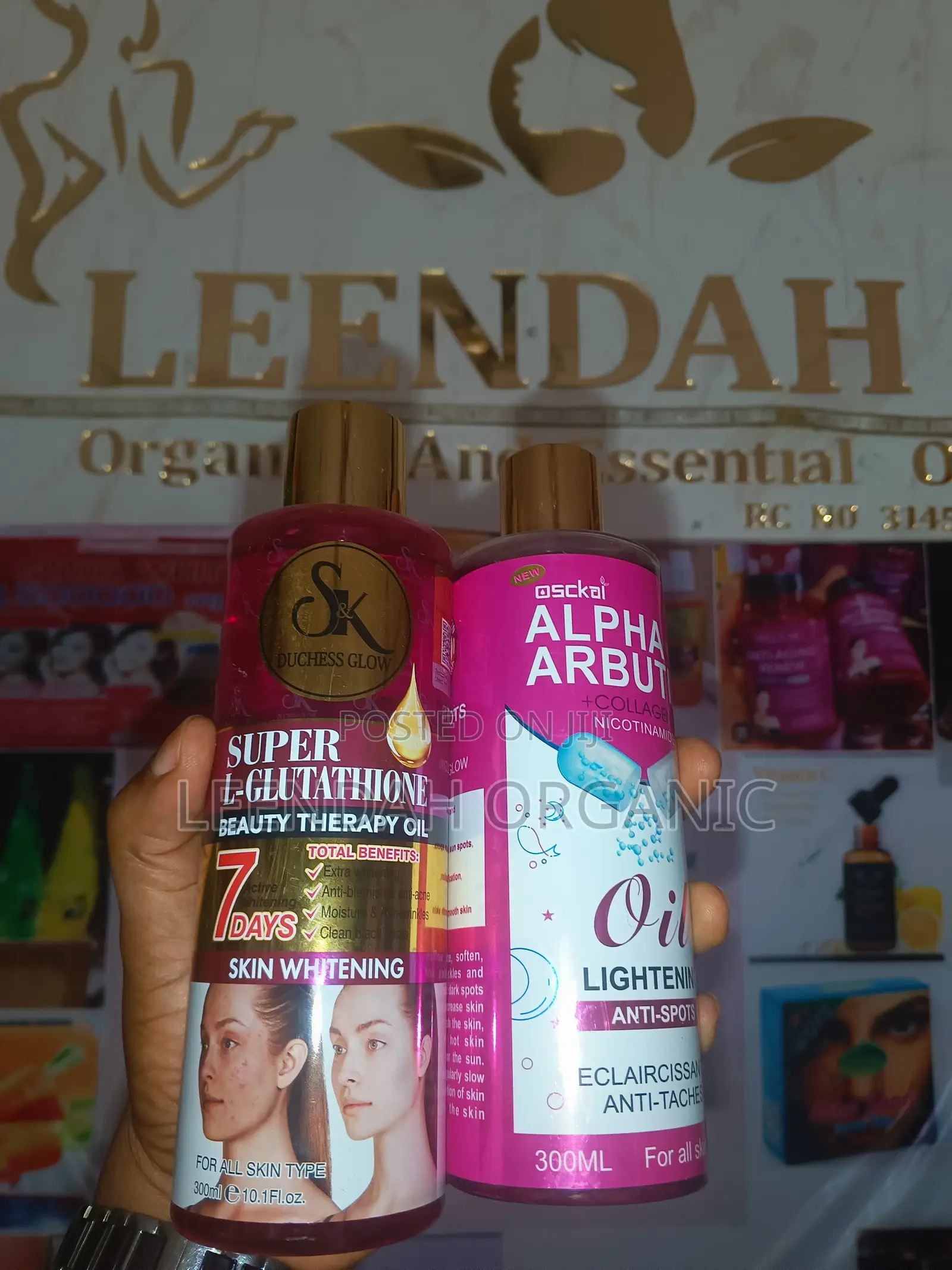Whitening Oils