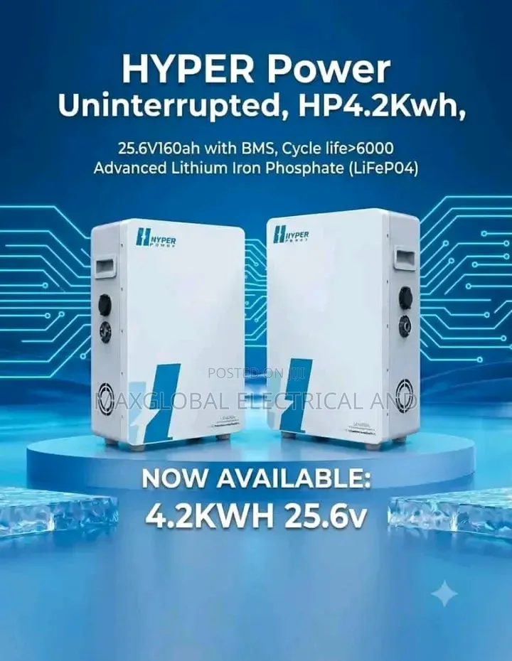 Hyper Power 4kwh Lithium Battery
