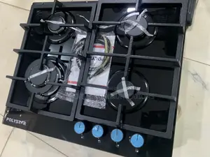 Polystar 4 Gas Burner Hob PV-JY60G4 Stylish Built-in Cooker for Homes