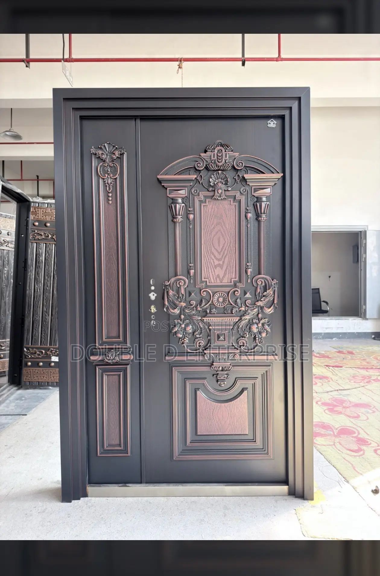 Copper Emborsed Door