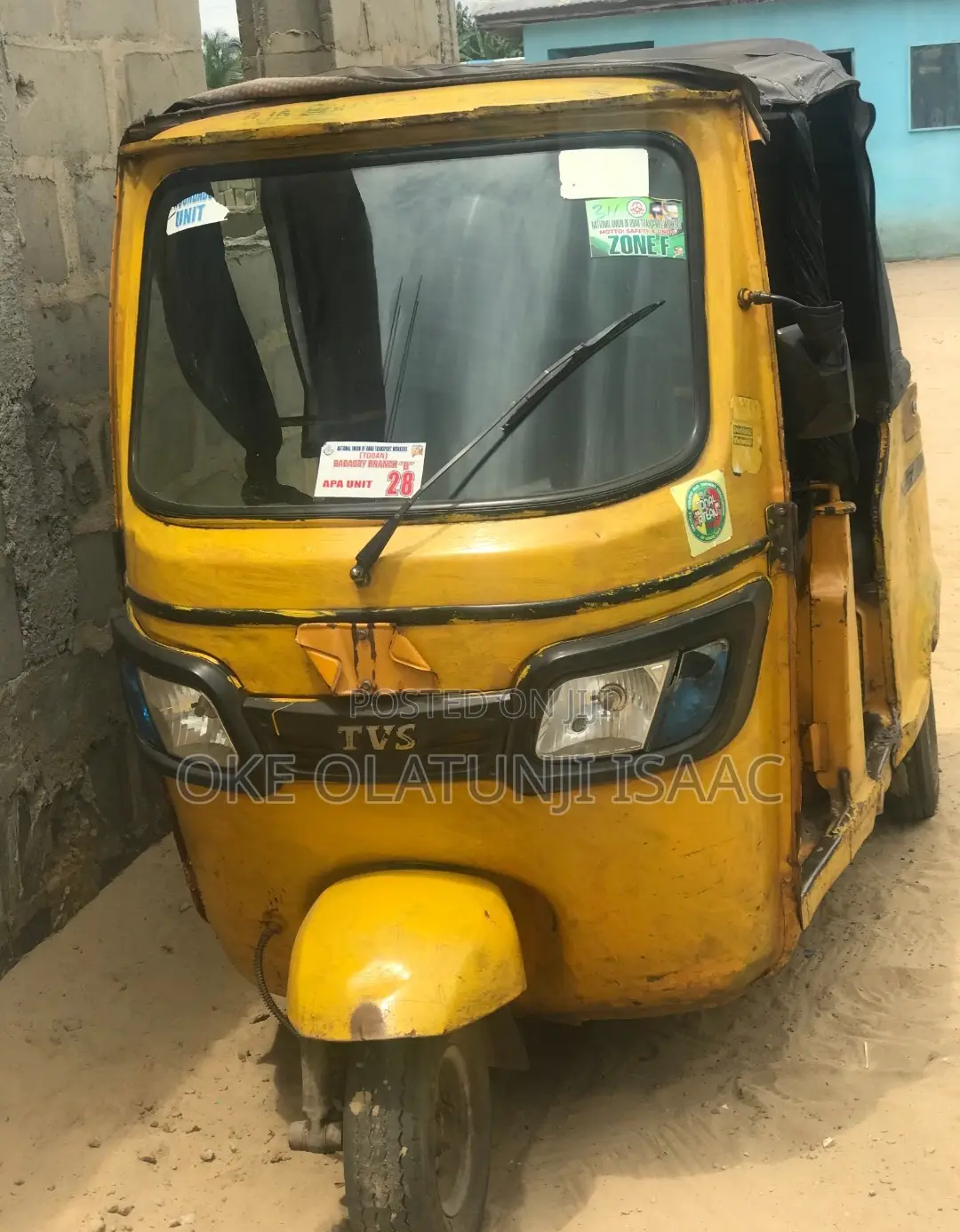 TVS 2020 Yellow