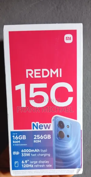 New Xiaomi Redmi 15C 4G 256 GB Blue
