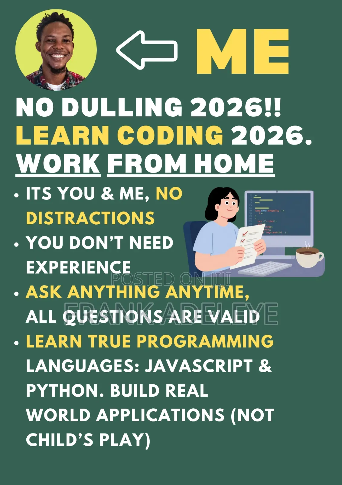 Don't Learn to Code Until You Read This Ad