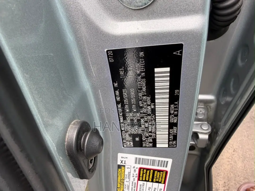 Toyota Highlander Platinum 2021 Silver